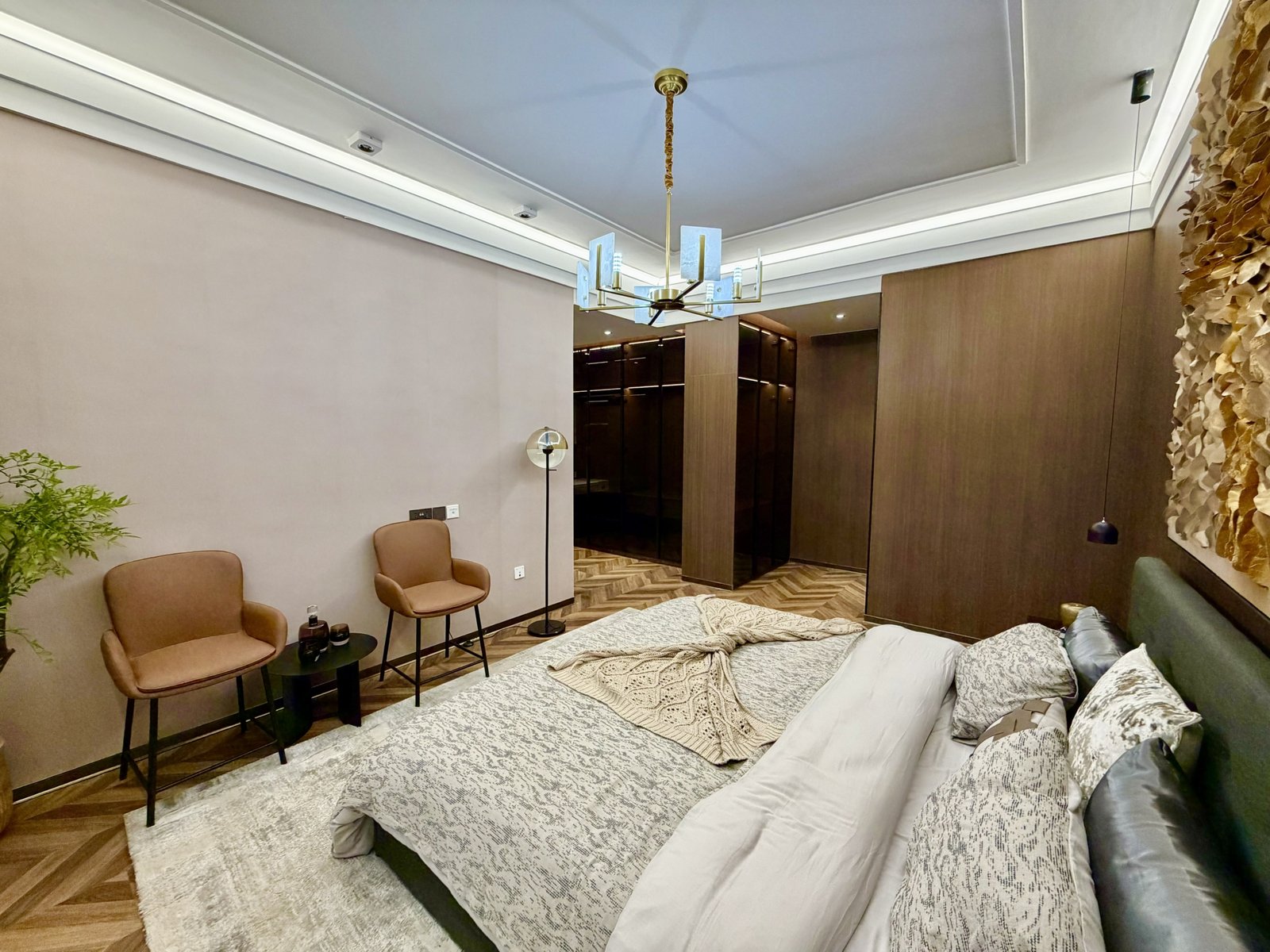 Bedroom area front view of 3 Bedrooms At ONLYOU Elgeyo Apartments In Kilimani
