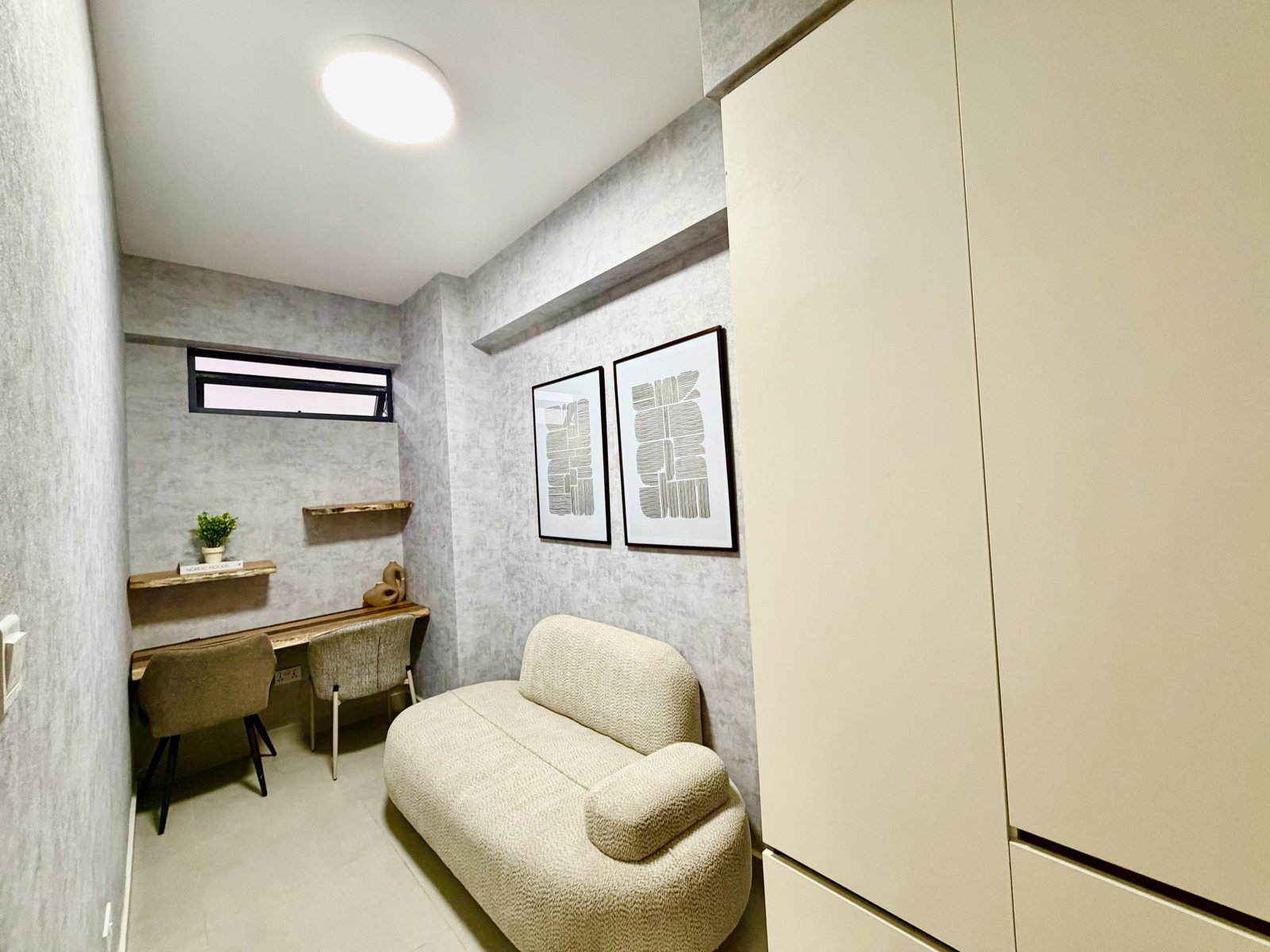 spacious peacefull study area of 1 Bedrooms At Skyline Apartments In Kilimani