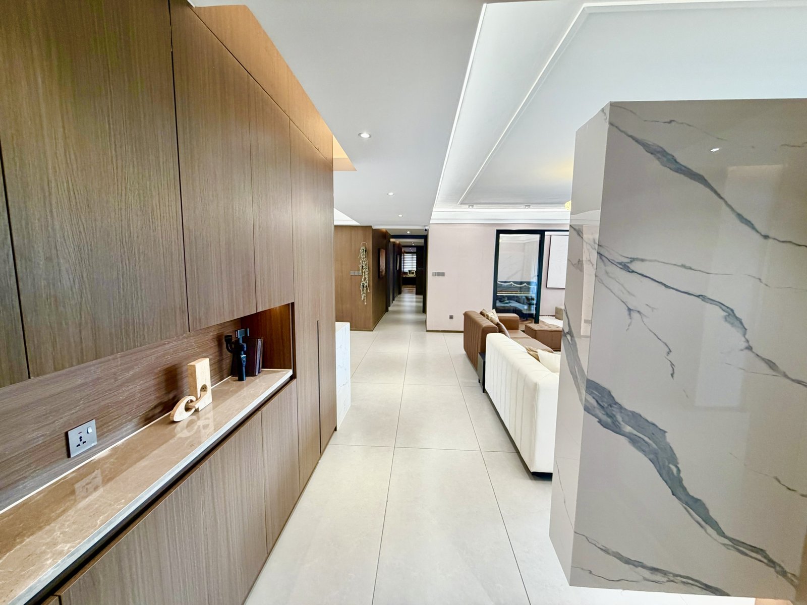 Modern design entrance at ONLYOU Elgeyo Apartments In Kilimani