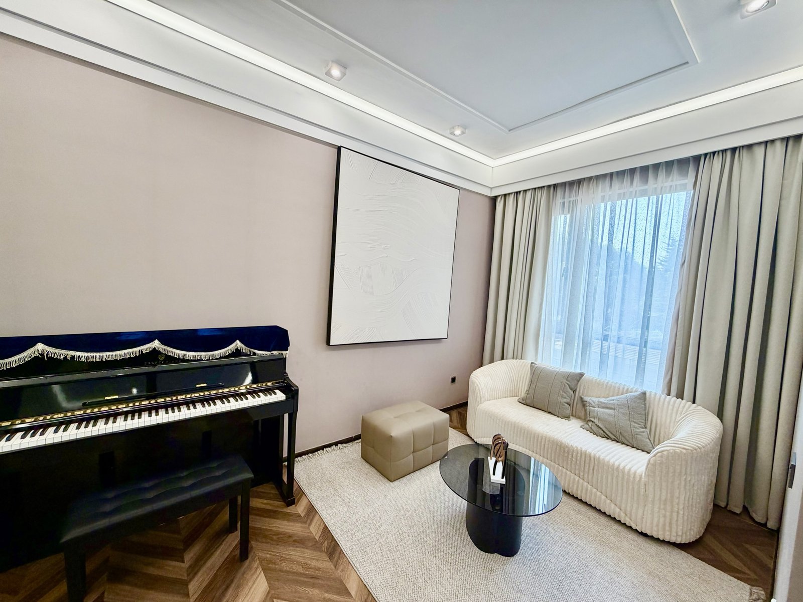 Separate sitting area of 5 bedrooms with elegant design at ONLYOU Elgeyo Apartments In Kilimani