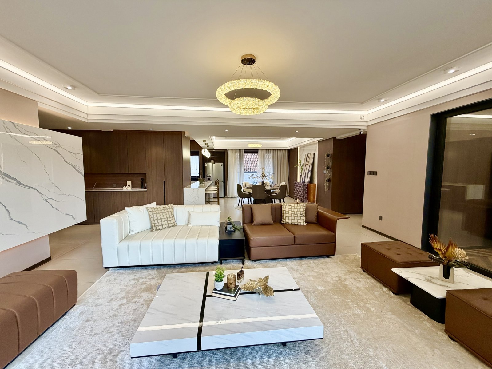 Living area close up view at at ONLYOU Elgeyo Apartments In Kilimani