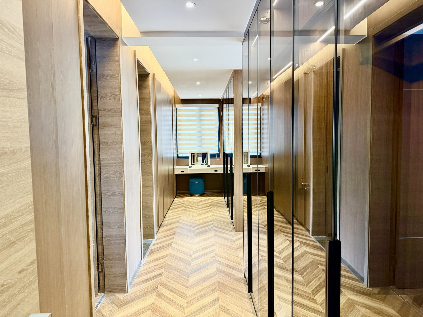 Elegant walk in closet of 5 bedrooms at ONLYOU Elgeyo Apartments In Kilimani
