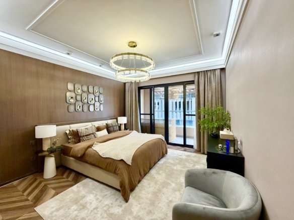 Masterbedroom area of 4 Bedrooms At ONLYOU Elgeyo Apartments In Kilimani