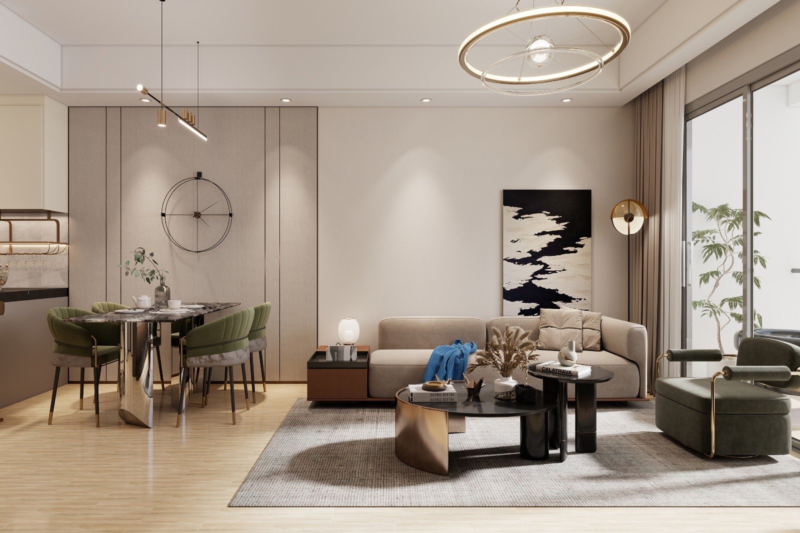 Spacious Living Room Of 1 bedrooms At Lesto Apartments In Westlands