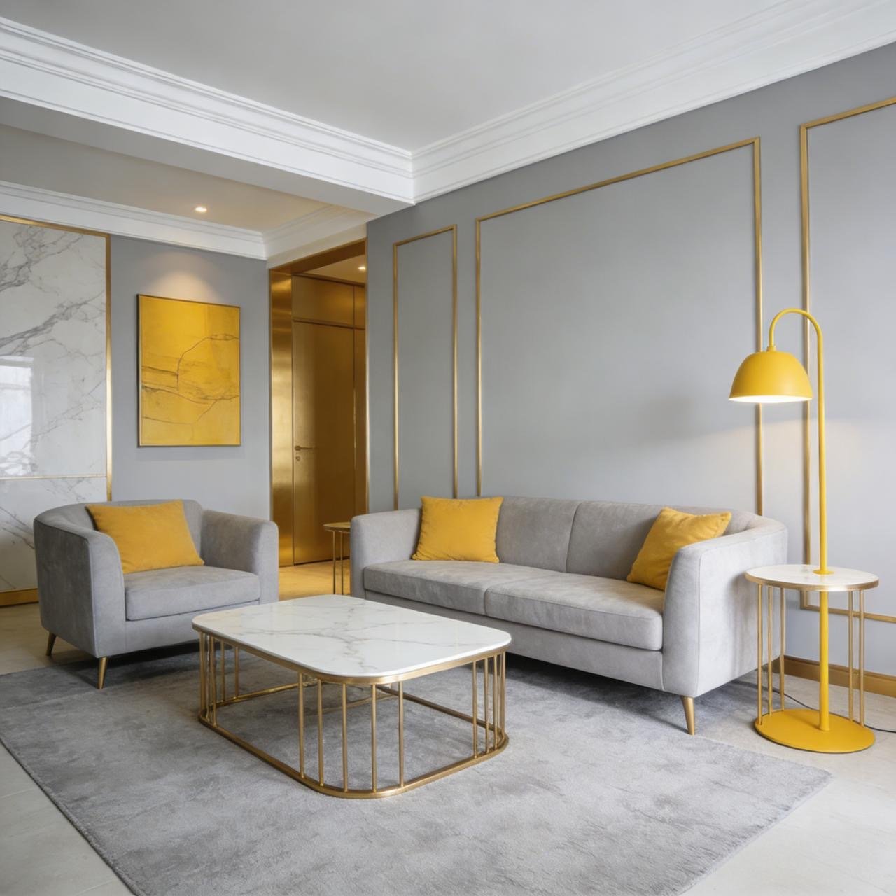 Stylish Living Room Area At Cambridge Garden Apartments In Kilimani