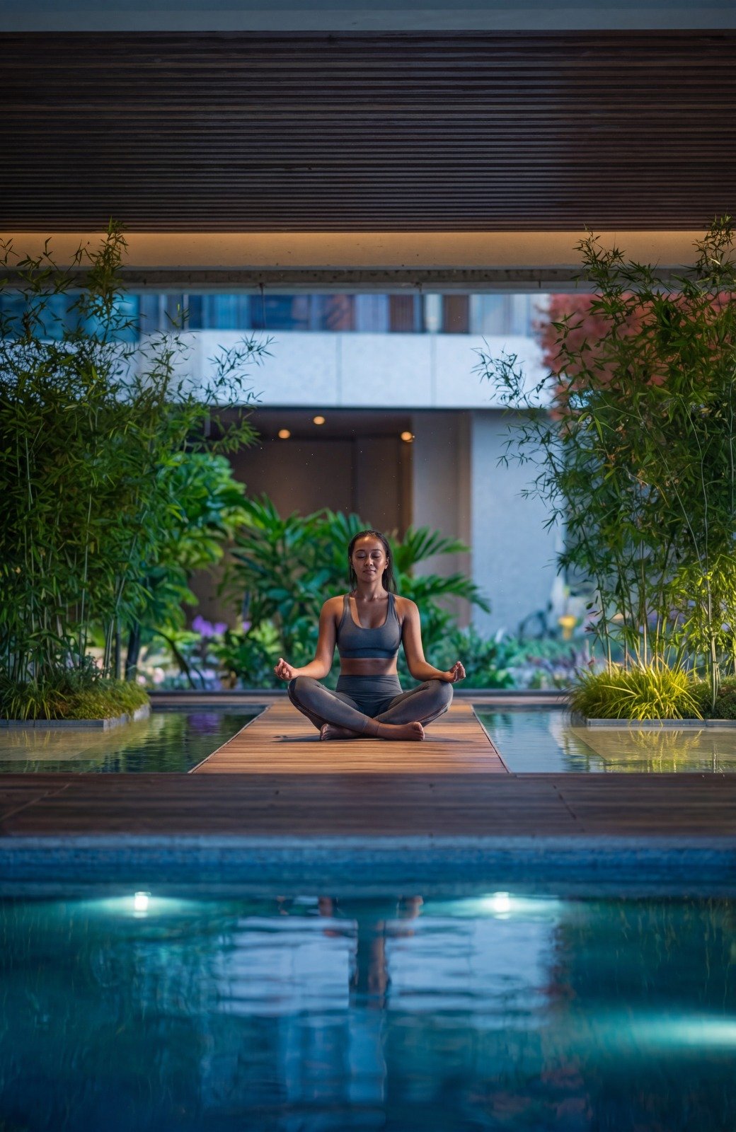 Peacefull Yoga Spaces of 4 bedrooms At Seasons Apartments And Duplexes In Riverside