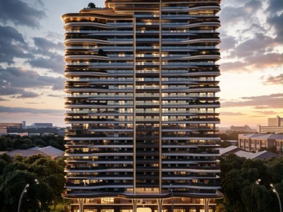 Exterior far view of 3 Bedroom At Ivy Myst Residence In Kileleshwa