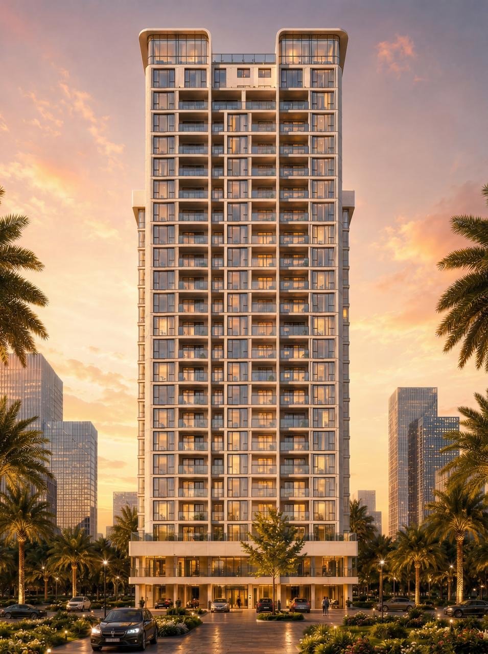 Exterior Far View Of Cambridge Garden Apartments In Kilimani