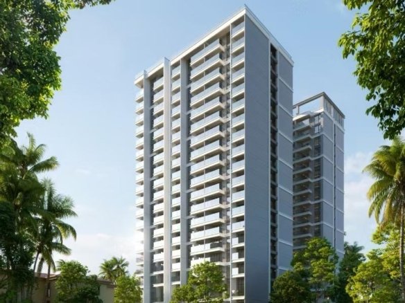 Exterior Side View Of 1 bedrooms At Calla Residency In Westlnds