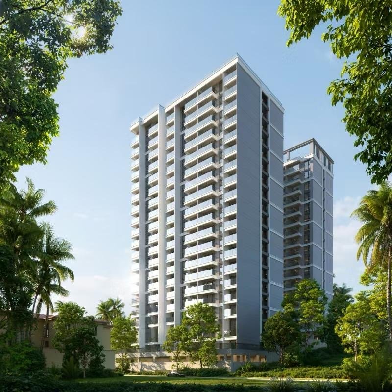 Exterior Side View Of 1 bedrooms At Calla Residency In Westlnds