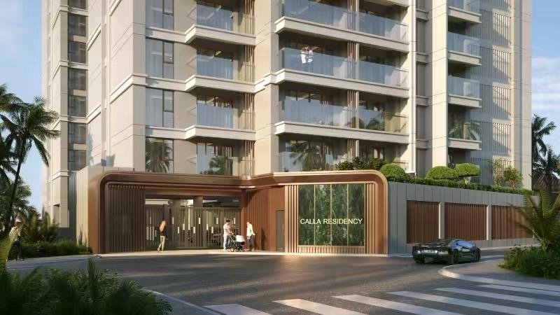 Well designed entrance Area At Calla Residency In Westlands