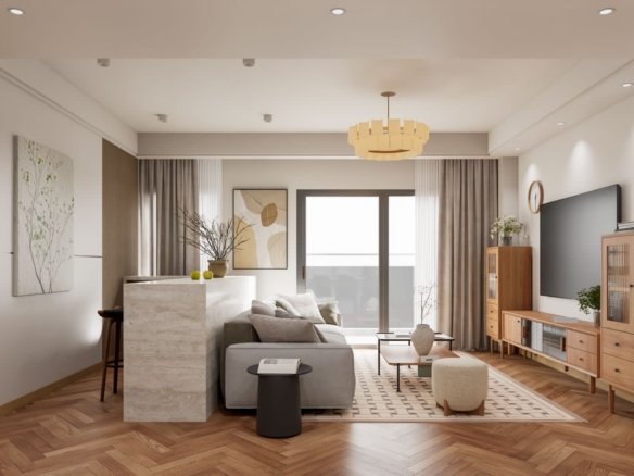 Stylish sitting room area of 3 Bedrooms At Mogotio Oasis Apartments In Westlands