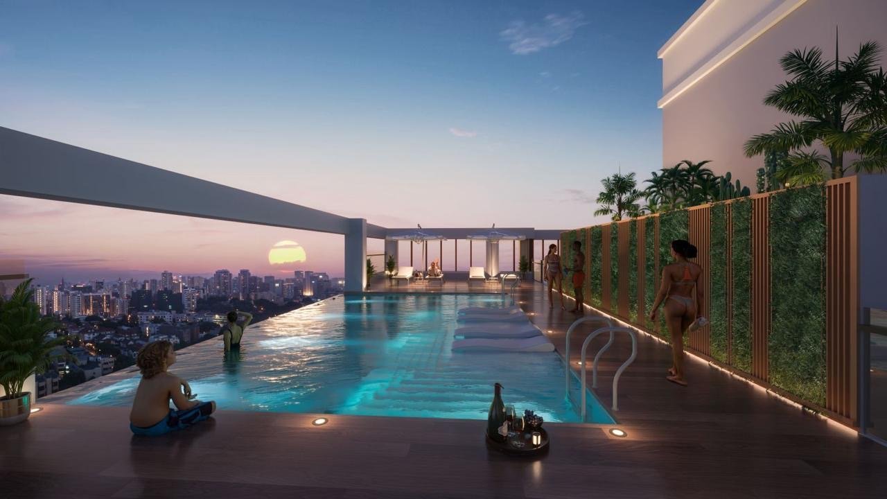 Luxurious Rooftop Swimming Pool Of 2 bedrooms At Calla Residency In Westlands With Breathtaking Views
