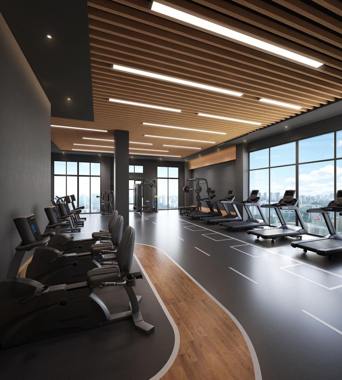 High End Gym Area Of 2 bedrooms At Calla Residency In Westlands