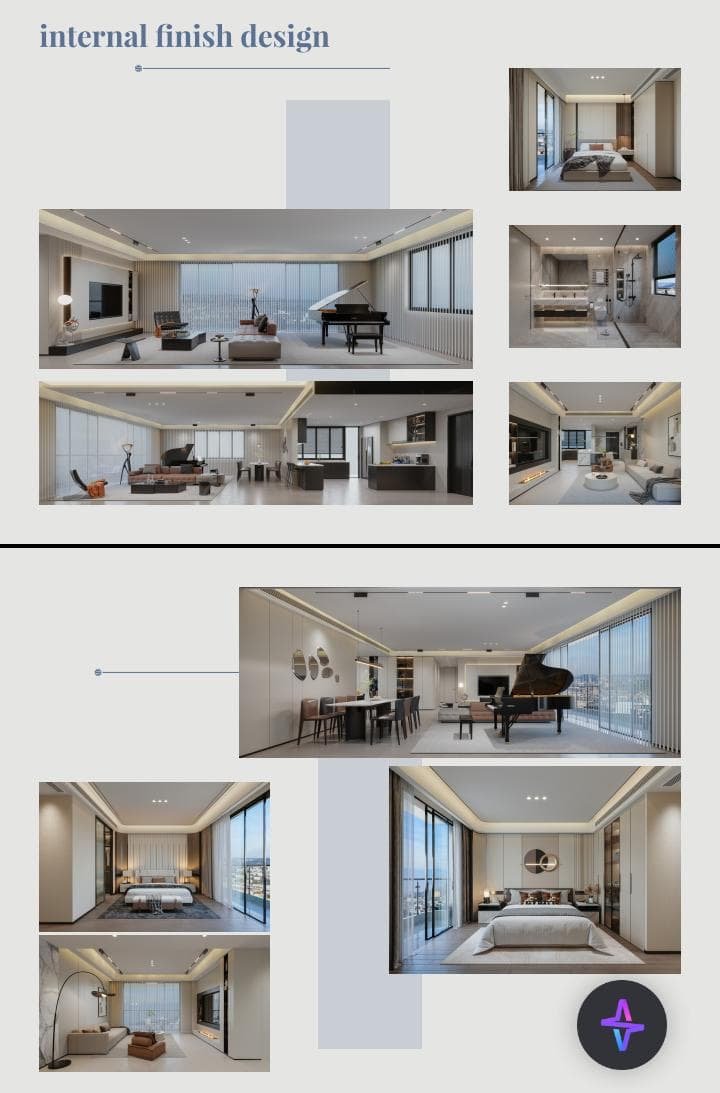 Living room pictures at Brookside One Residency Apartments In Westlands