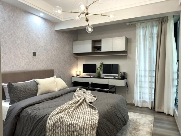 master bedroom area of 1 bedrooms at San Remo Heights In Westlands