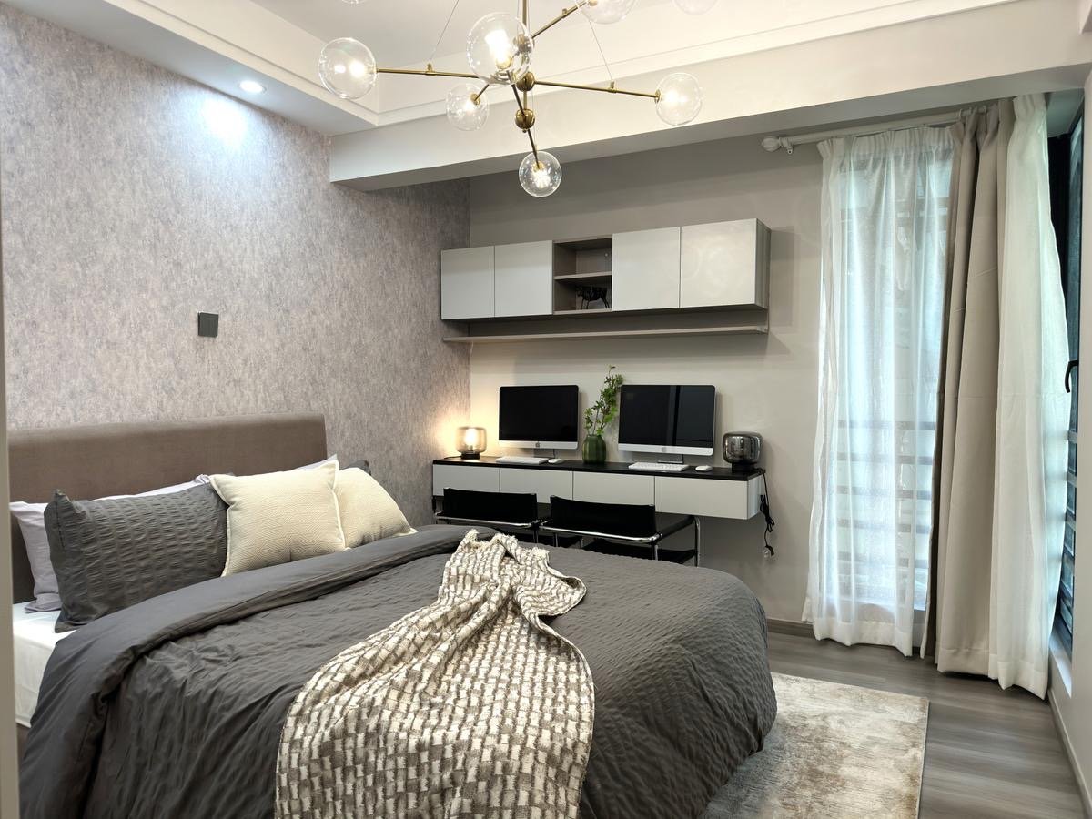 master bedroom area of 1 bedrooms at San Remo Heights In Westlands