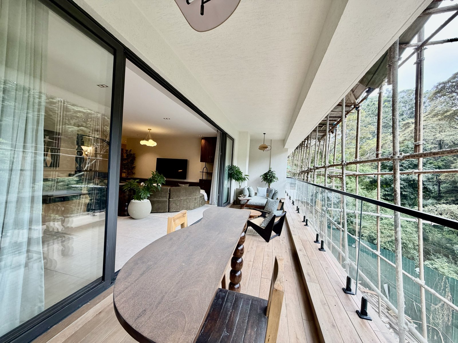 balcony area of 3 bedrooms at Forest View Residences In Westlands