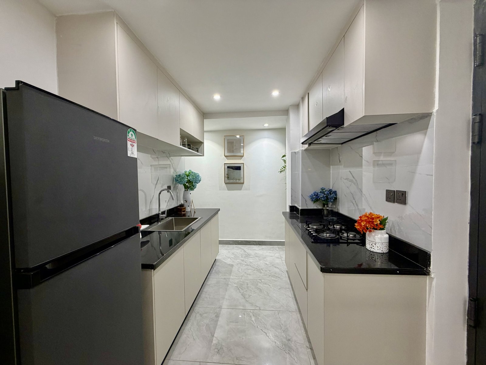 Modern kitchen area of 2 bedrooms at Dolca Vita Oasis Apartments In Westlands