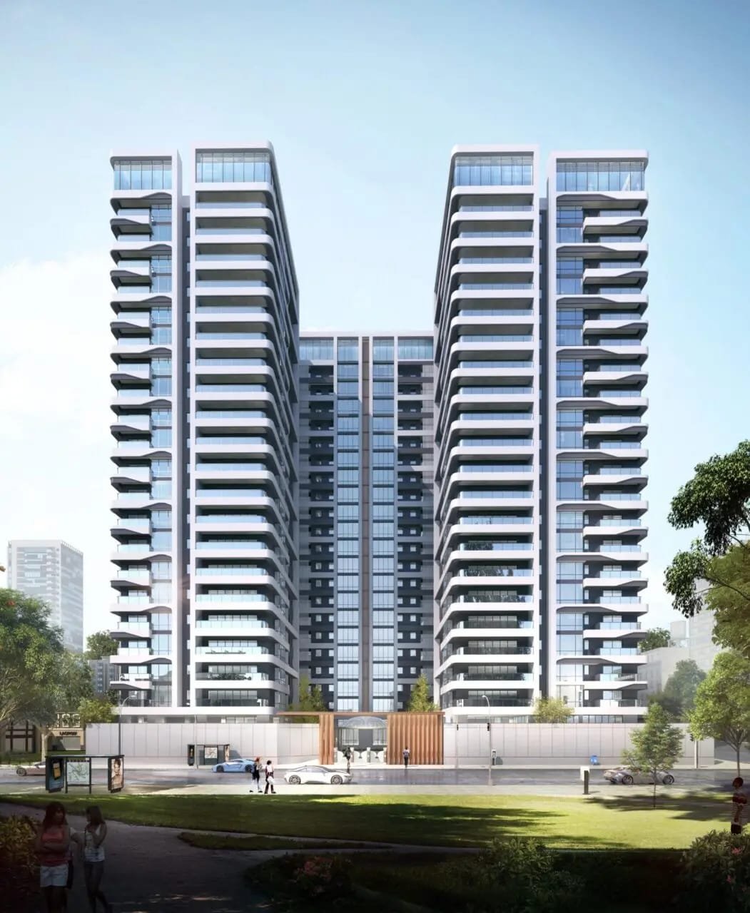 Exeterior front view of 4 bedrooms at Brookside One Residency Apartments In Westlands