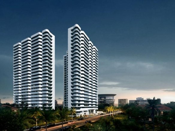 Exterior far view of 3 bedrooms at Amani Residence Apartments In Westlands
