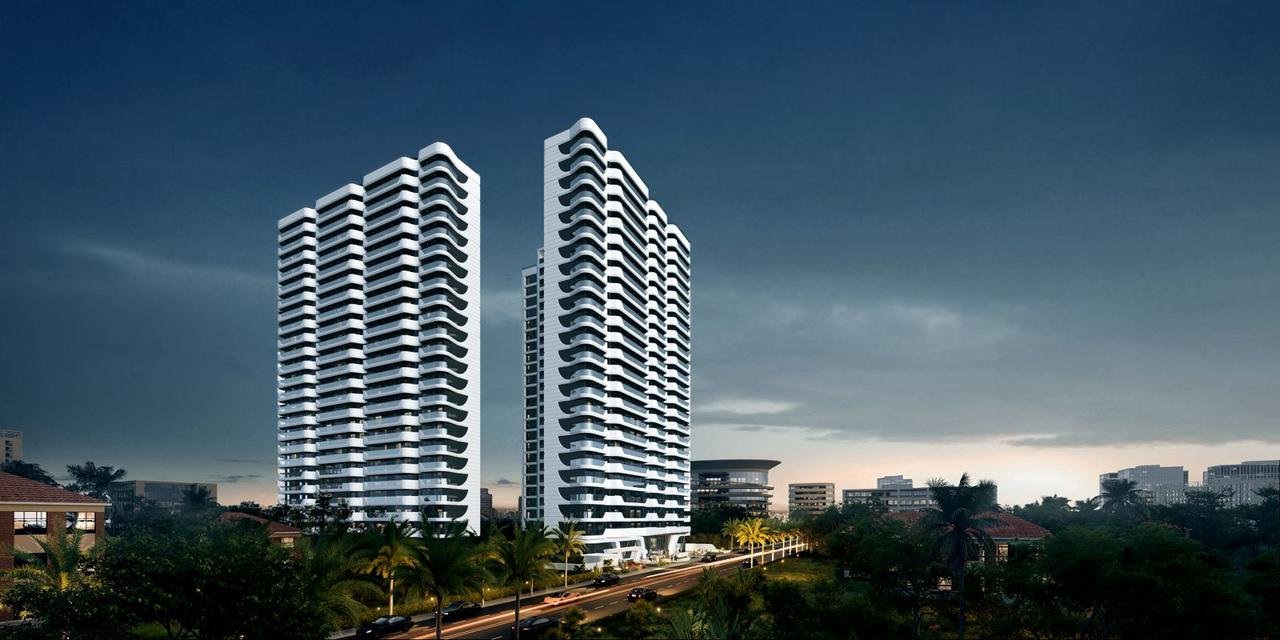 Exterior far view of 3 bedrooms at Amani Residence Apartments In Westlands