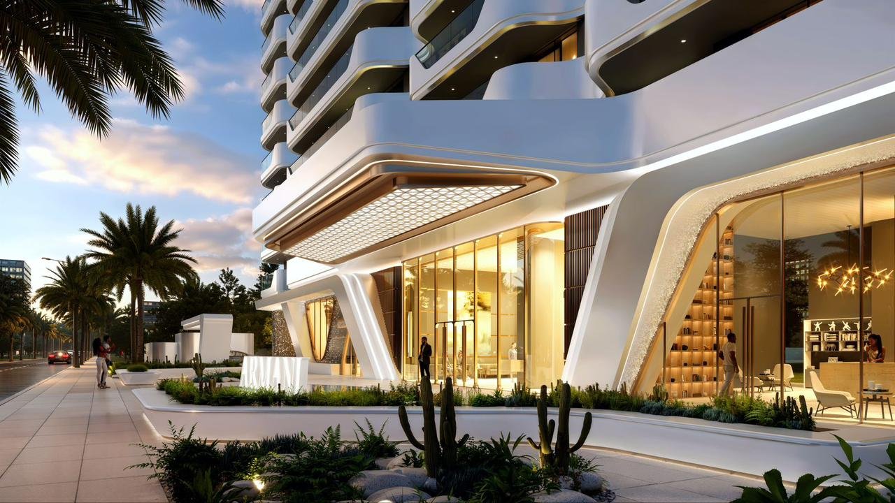 Front entrance at Amani Residence Apartments In Westlands