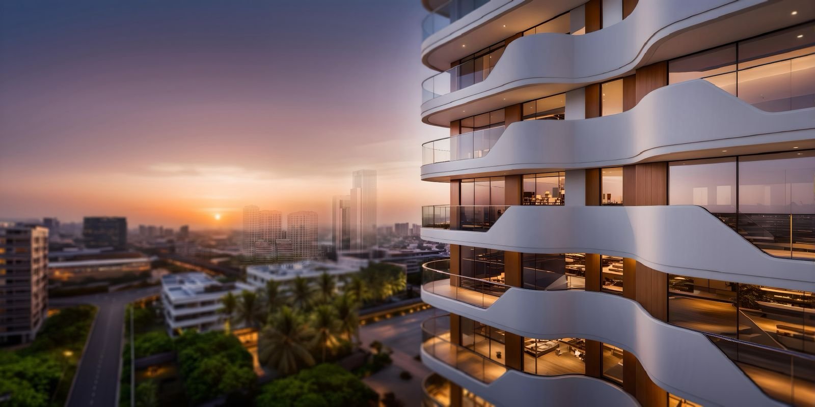Closup view at Amani Residence Apartments In Westlands