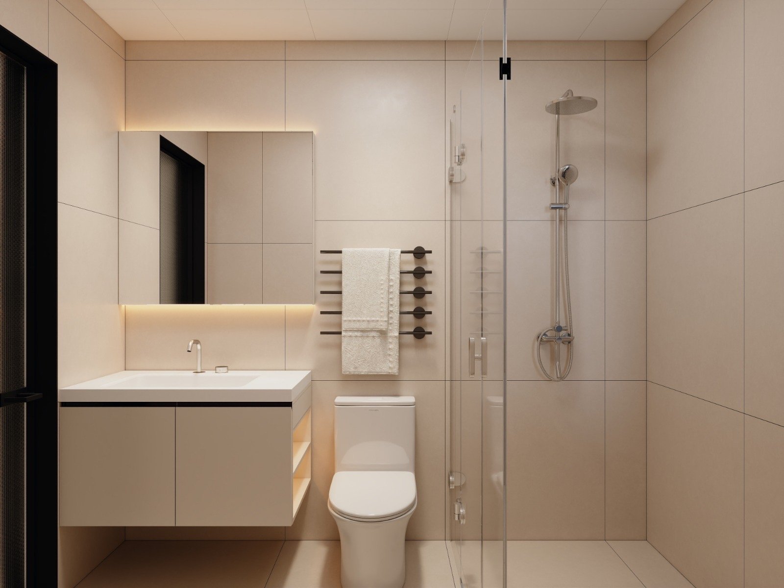 bathroom of 2 bedrooms at Casa Rina Heights In Westlands