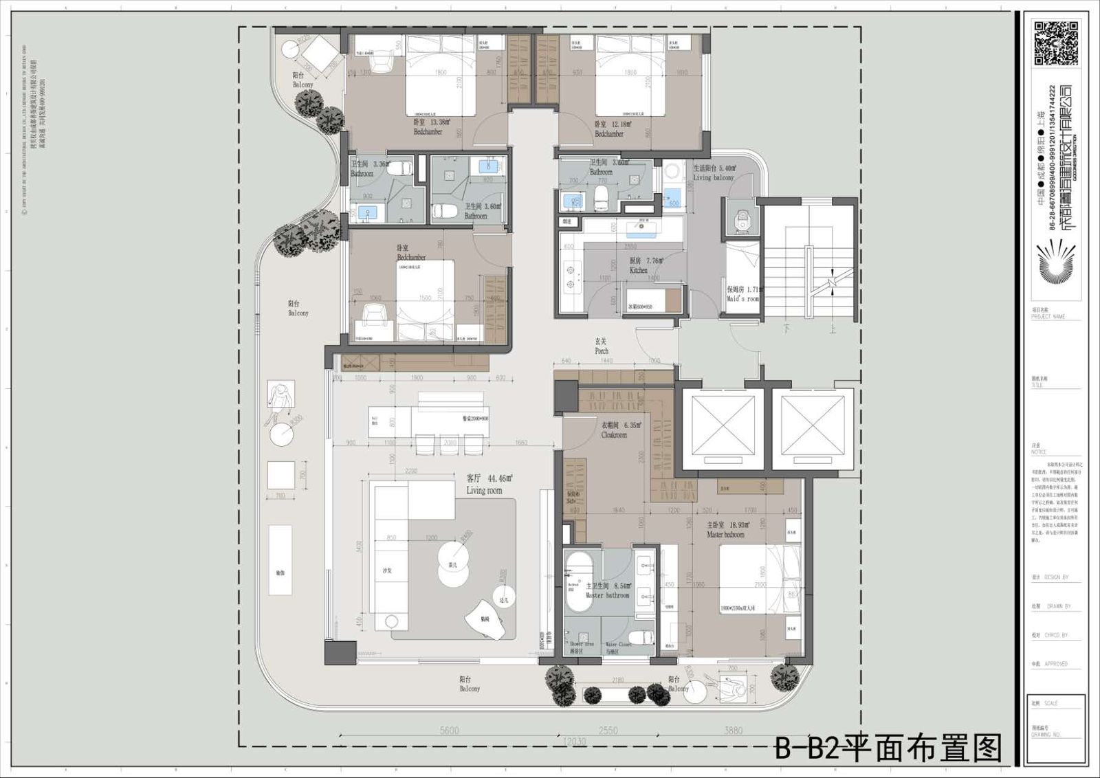 Layout of Amani Residence Apartments In Westlands