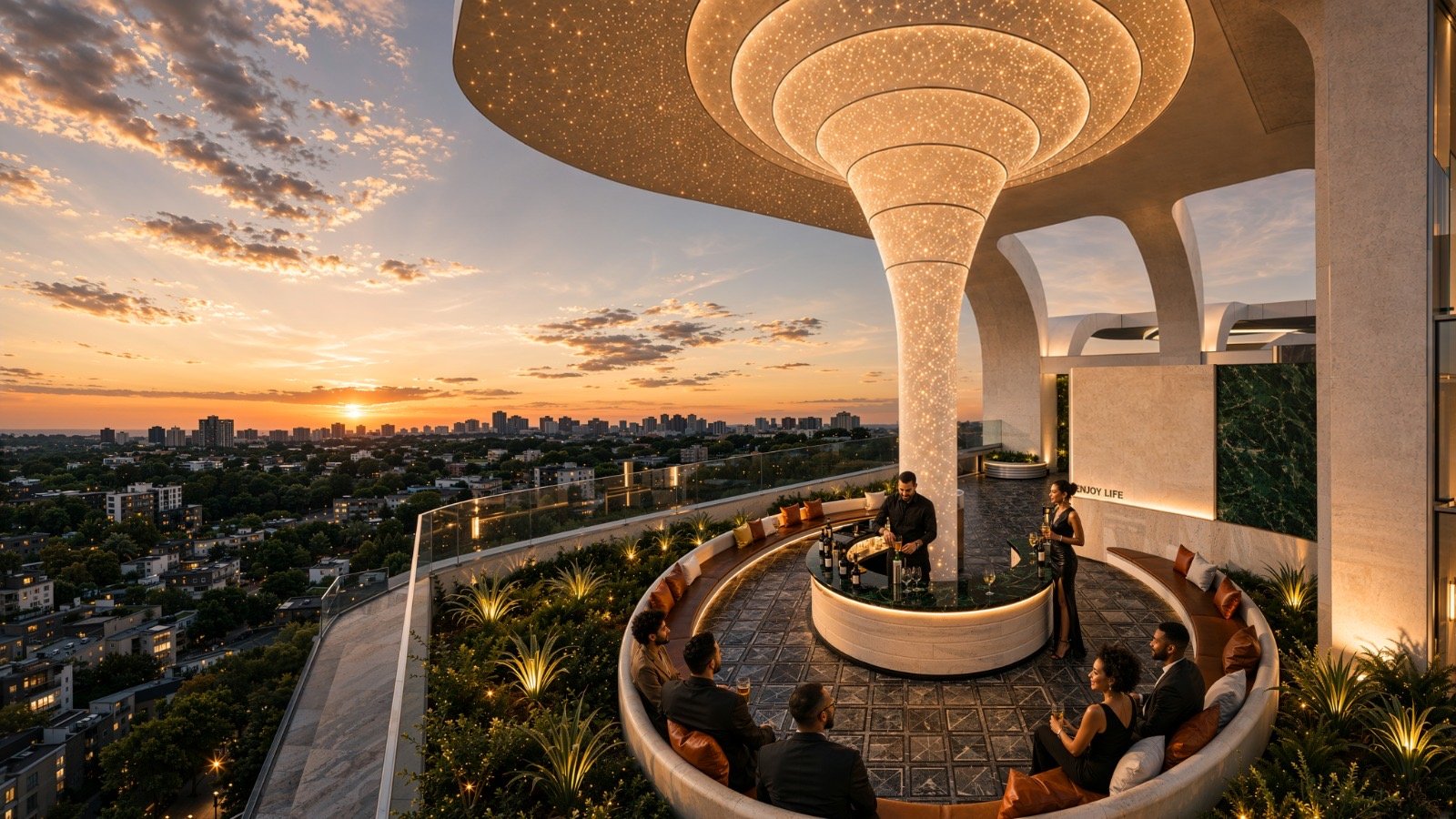 Nairobi panaromic views at Himalaya Halo Apartments In Westlands