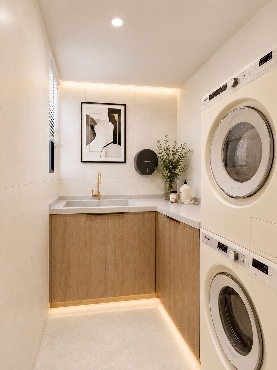 washing area of 3 bedrooms at Riverside Azure Apartments In westlands