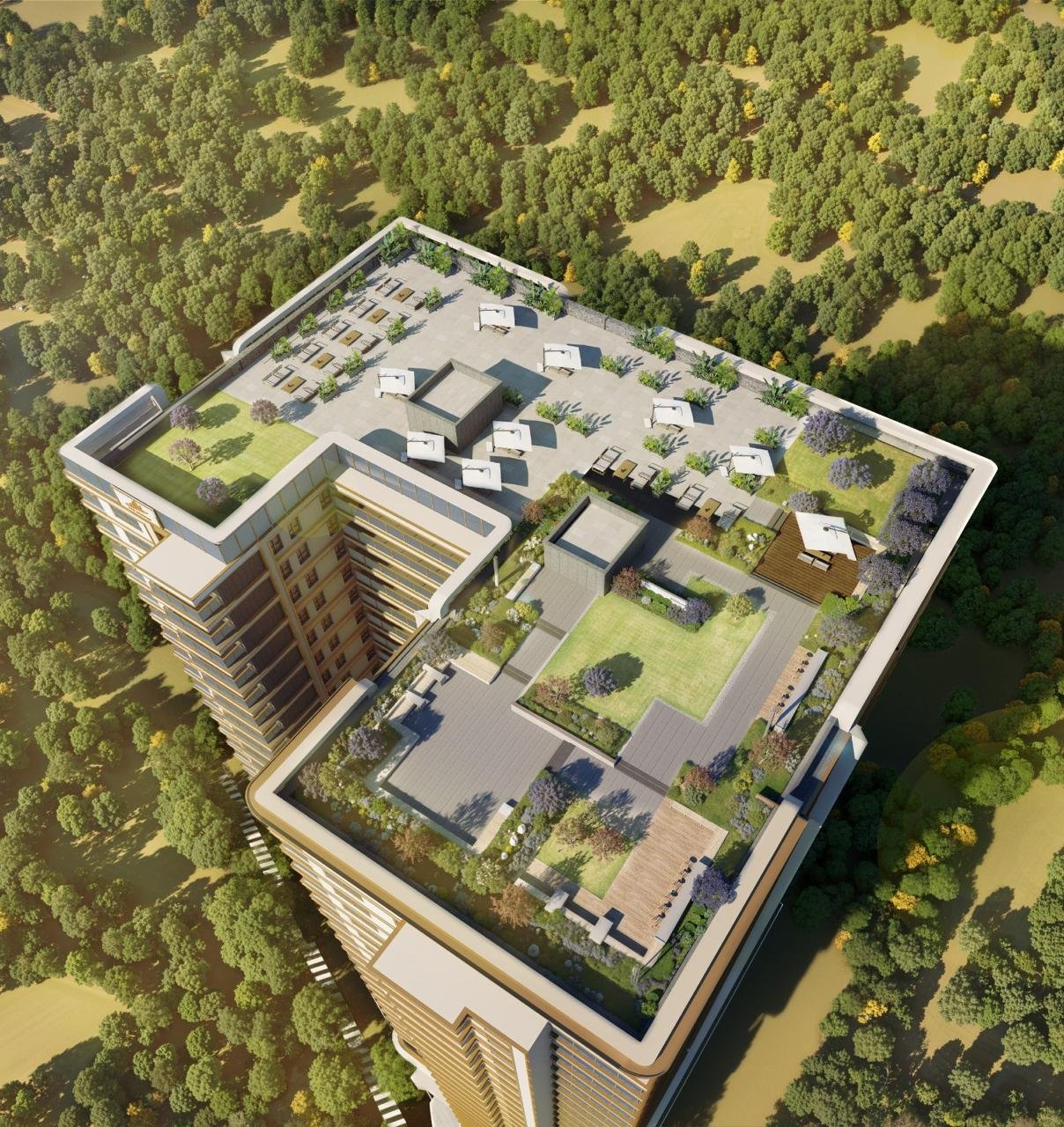 Exterior rooftop of 2 bedrooms at MIC Garden Apartments in kileleshwa