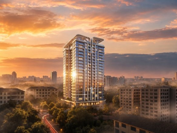 Exterior far view at Himalaya Halo Apartments In Westlands