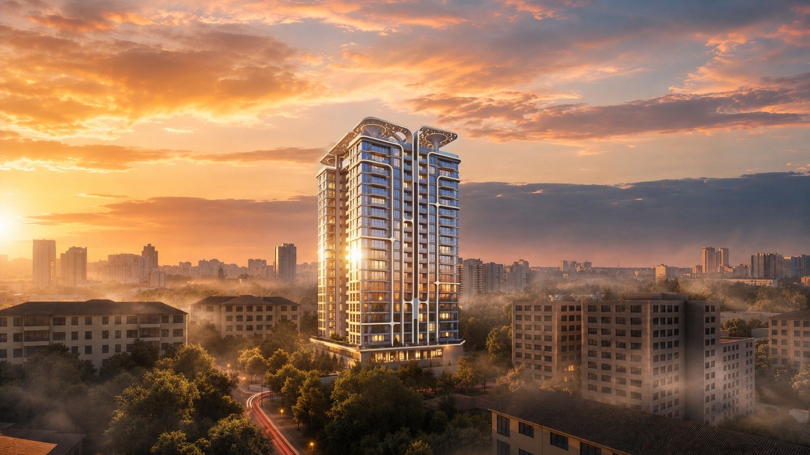 Exterior far view at Himalaya Halo Apartments In Westlands