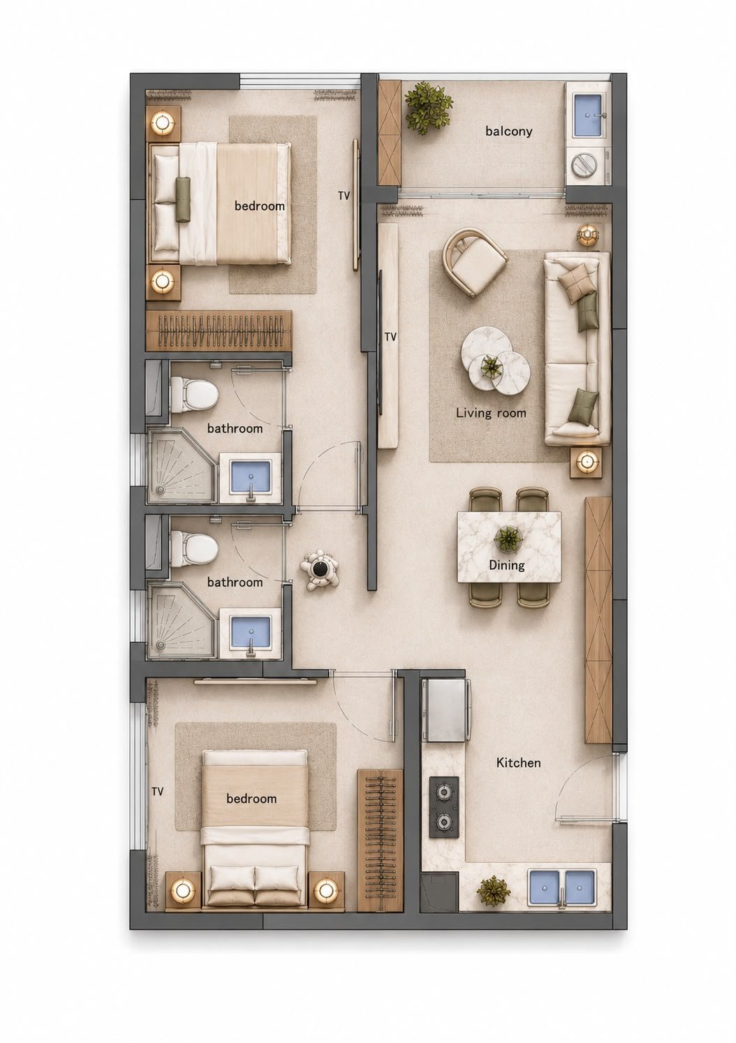 layout of Limerence Arbor residency in kilimani