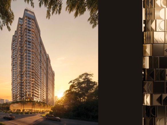exterior side view at the moment residences in westlands