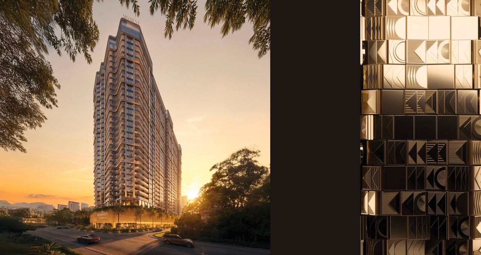 exterior side view at the moment residences in westlands