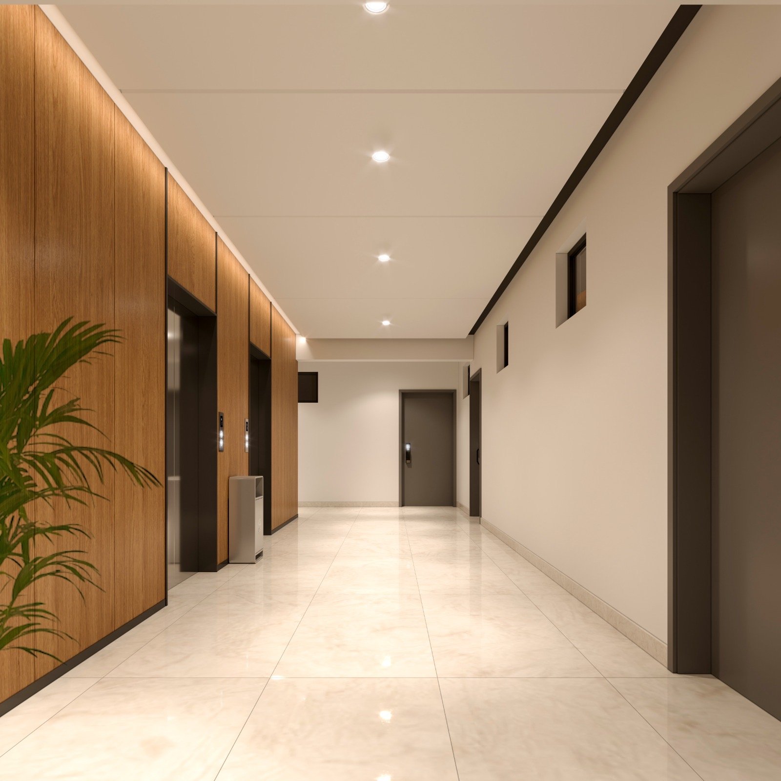 Hall way area of 3 bedrooms at Berkeley Residence In Westlands