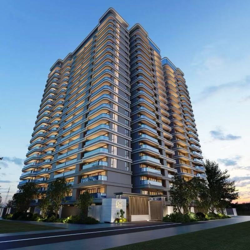 Exterrio close up view at Riverside Azure Apartments In westlands