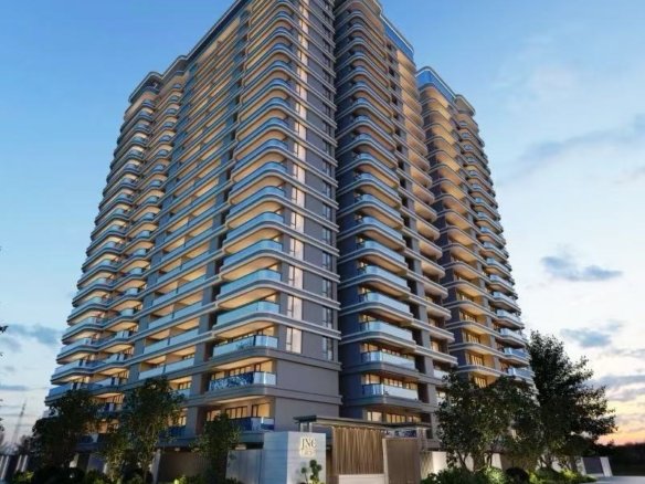 close up view at Riverside Azure Apartments In westlands