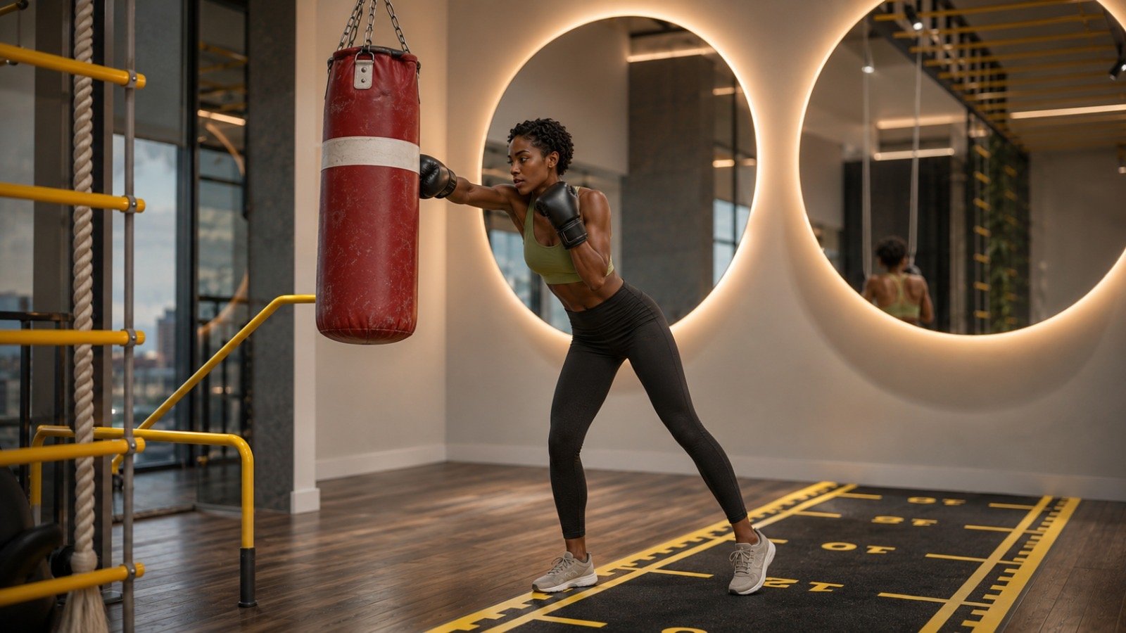 Gym area of 2 Bedrooms At Himalaya Halo Apartments In Westlands