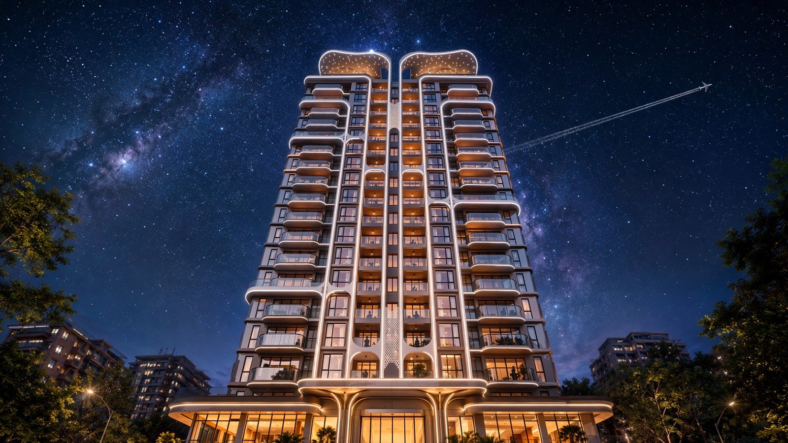 exterior close up view of 2 Bedrooms At Himalaya Halo Apartments In Westlands