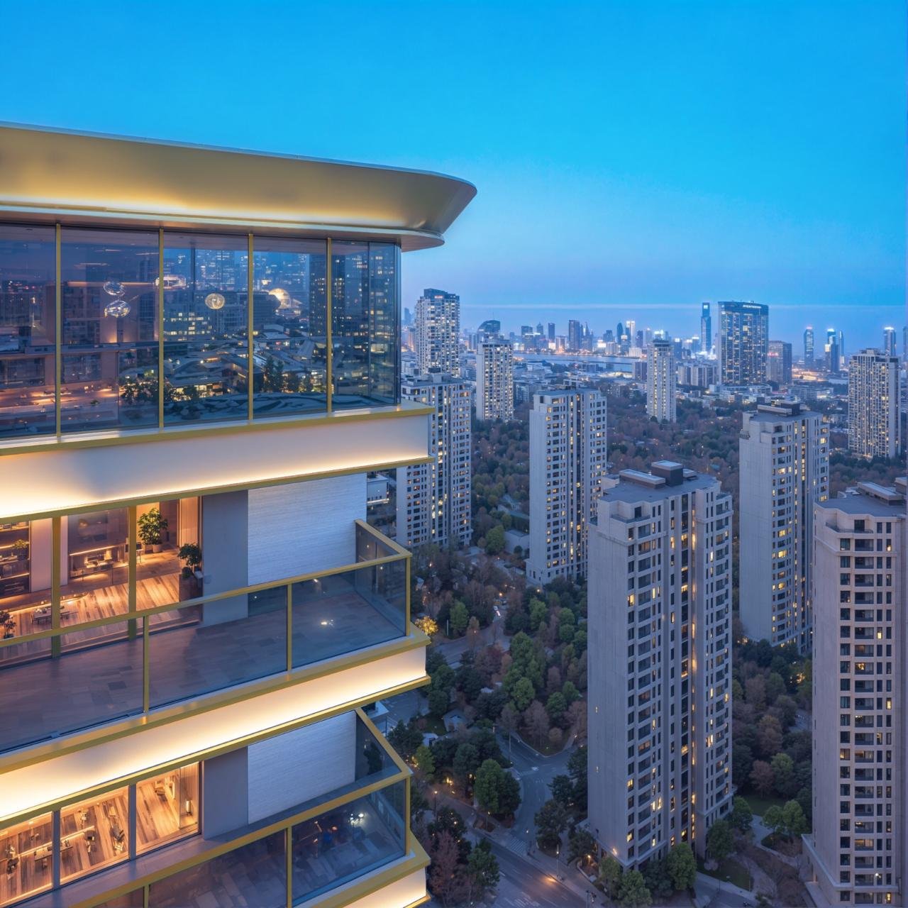 exterior side view at MIC Garden Apartments in kileleshwa