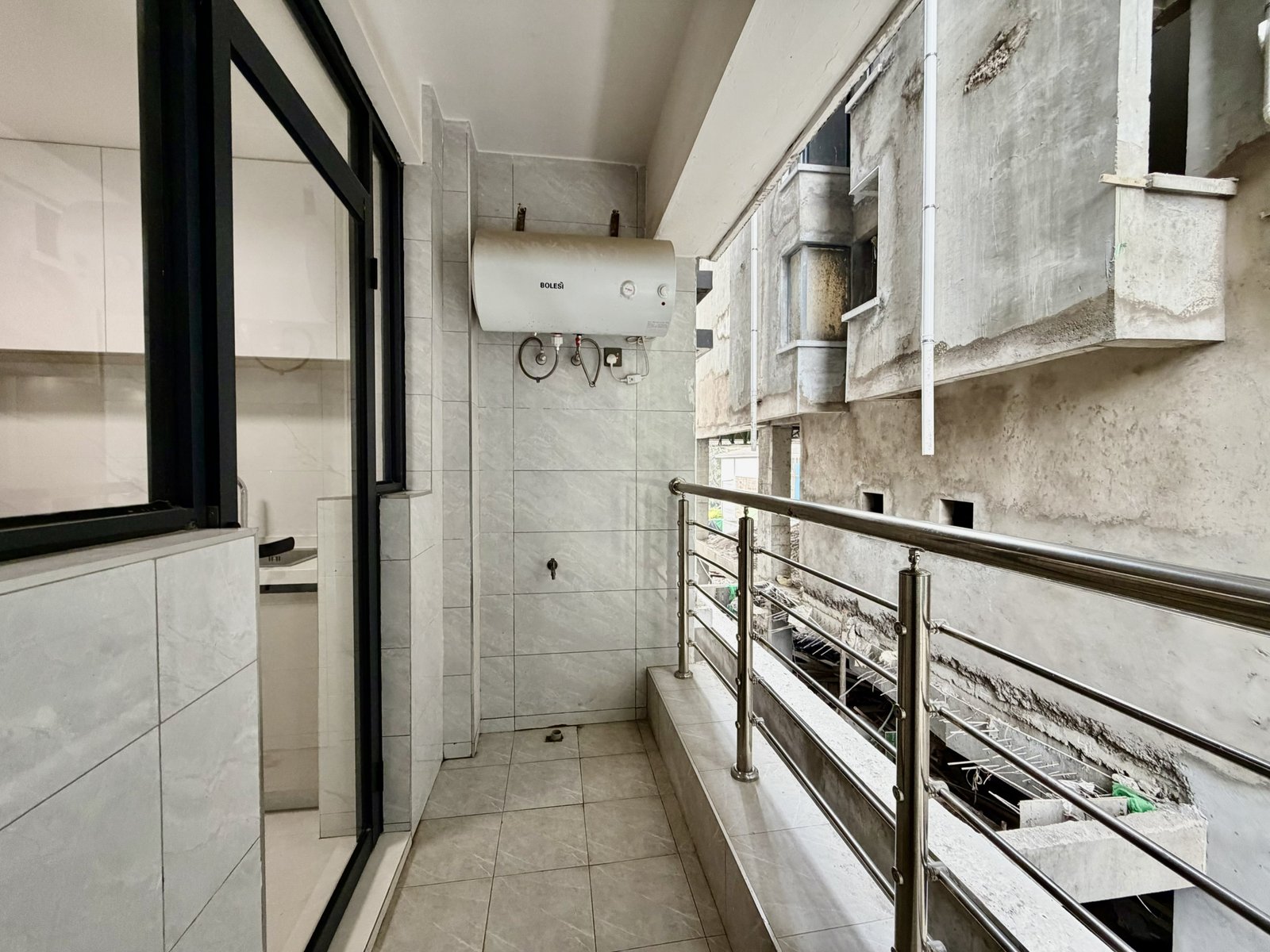 Washing area of 2 bedrooms at Raphta One Residency In Westlands