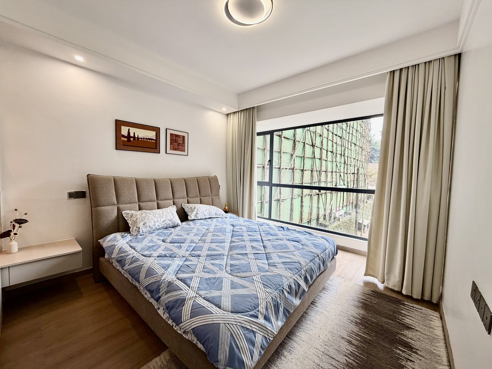 Master bedroom area of 2 bedrooms at Raphta One Residency In Westlands