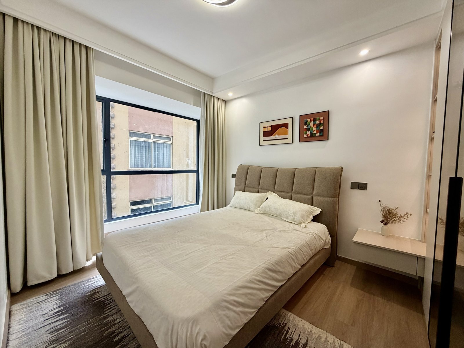Bedroom area of 2 bedrooms at Raphta One Residency In Westlands
