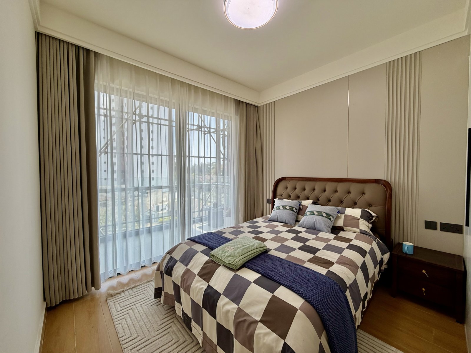 Stylish bedroom of 3 bedroom apartments for sale in Kileleshwa