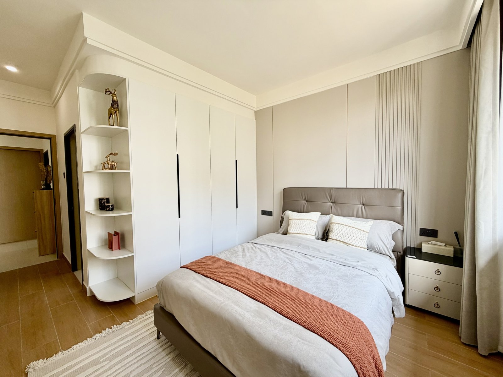 stylish bedroom of 2 bedroom apartments for sale in Kileleshwa