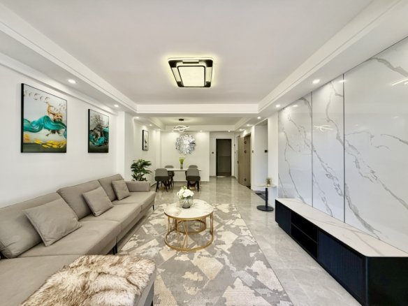 Living room area of 2 Bedrooms At Golden Street Residency In Kileleshwa